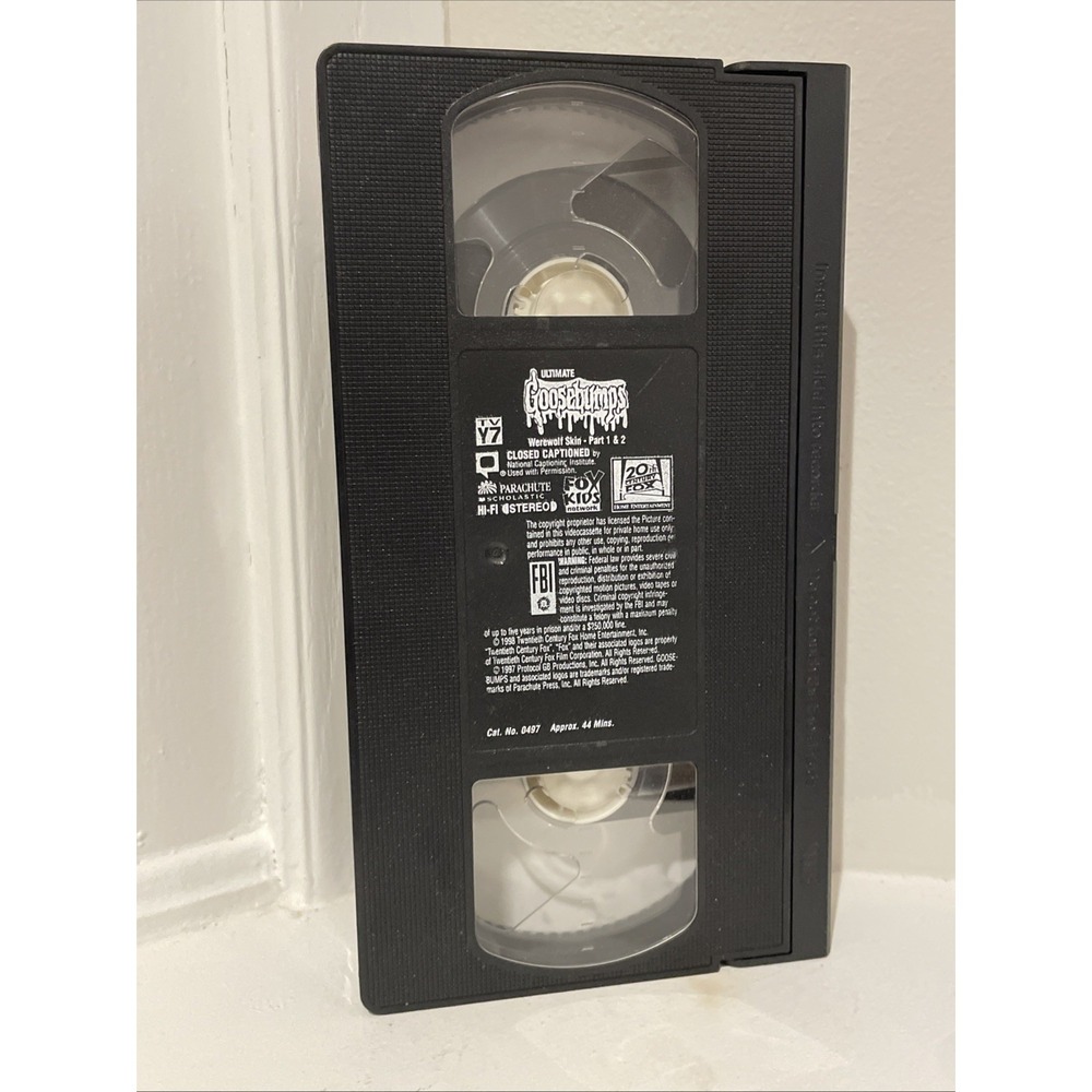 Ultimate Goosebumps - Werewolf Skin Parts 1 & 2 - VHS - 1997 - Picture 8 of 10